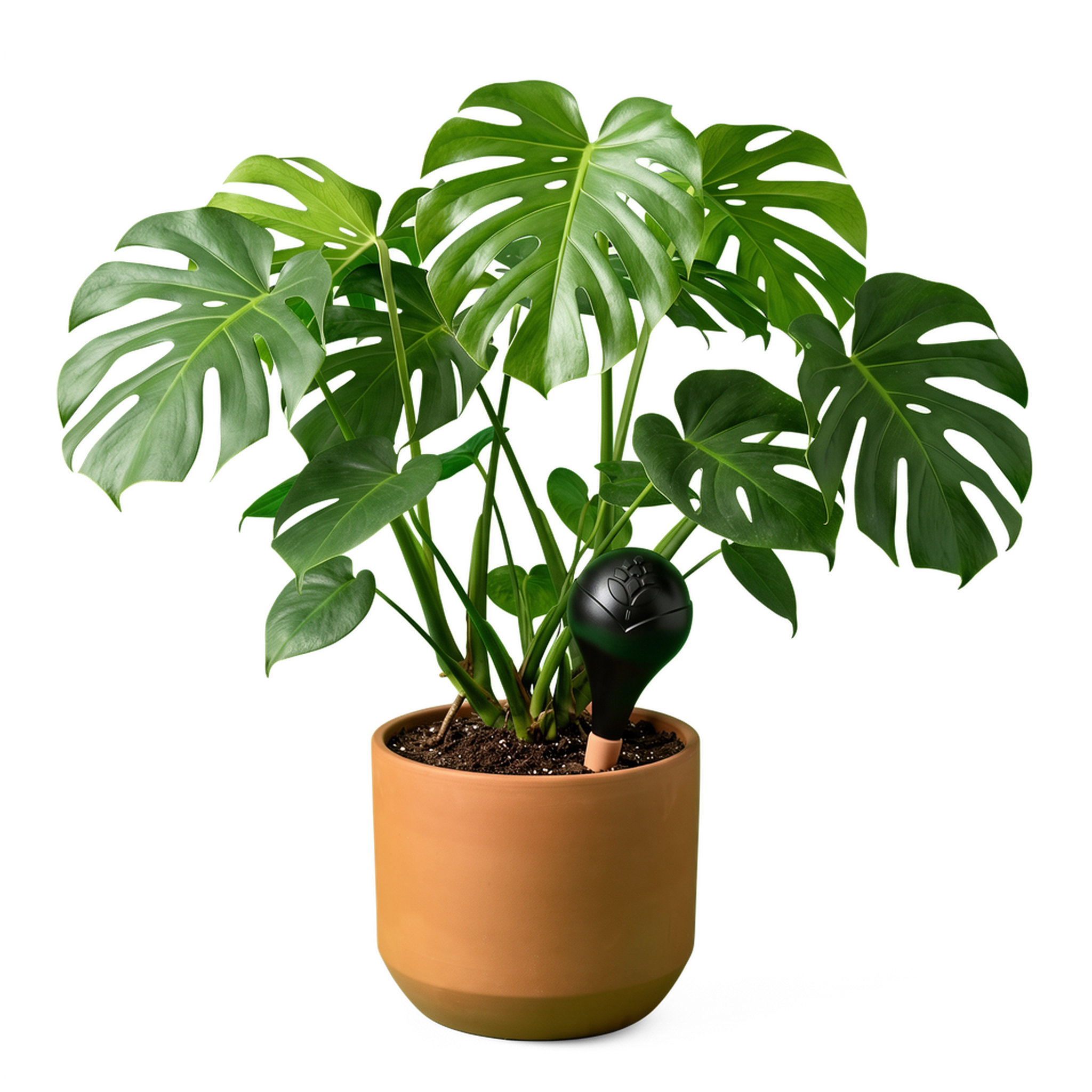 Bewässerungskugel in Monstera